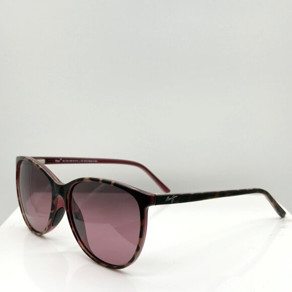 Maui Jim Ocean Tortoise Raspberry Rose Polarized Sunglasses MJ723-12B Women - Picture 9 of 9